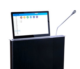 带麦杆无纸化一体机升降器